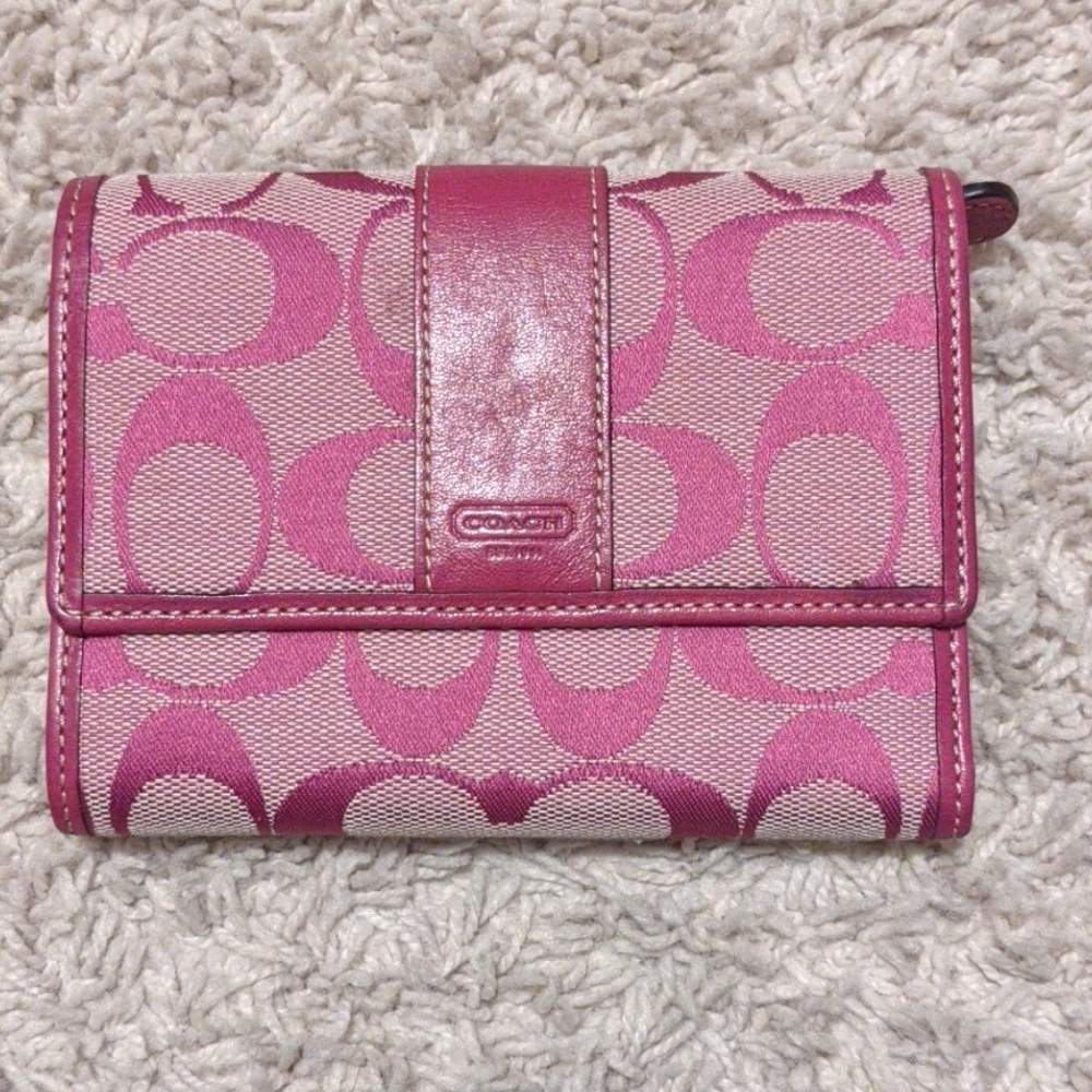 Pink Coach wallet